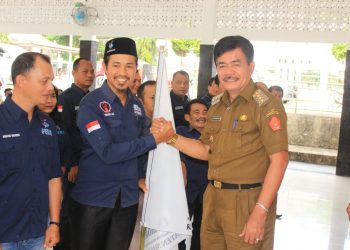 Hadiri Pelantikan DPC PJI-D Nias Barat, Bupati Ajak Pers Bergandengan Tangan Membangun Nias Barat