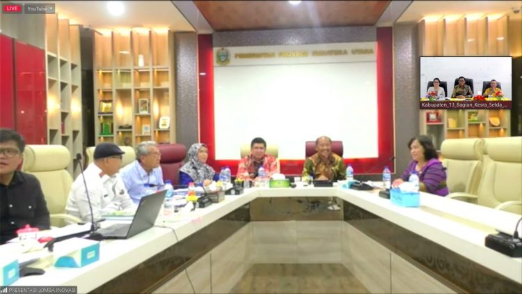 Santunan Duka Pemkab Nias Barat Lolos Penilaian Substansi Pertama Lomba Inovasi Daerah Provsu Tahun 2022