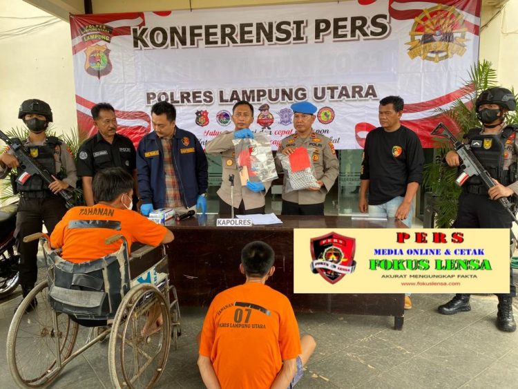 Gerak cepat ungkap kasus Curas, TEKAB 308 Presisi Polres Lampung Utara menangkap 2 residivis