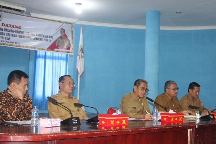 Badan Keahlian Sekretaris Jenderal DPR RI Gelar Kunker Di Kabupaten Nias