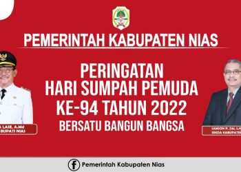 Pemerintah Kabupaten Nias mengucapkan Selamat HUT Sumpah Pemuda ke 94 Tahun 2022