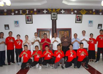 Bupati Nias Resmi Berangkatkan Kontingen Tim Wushu dan IPSI