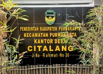 Kompak Kades dan Sekdes Desa Citalang waktunya kerja tidak ada dikantor