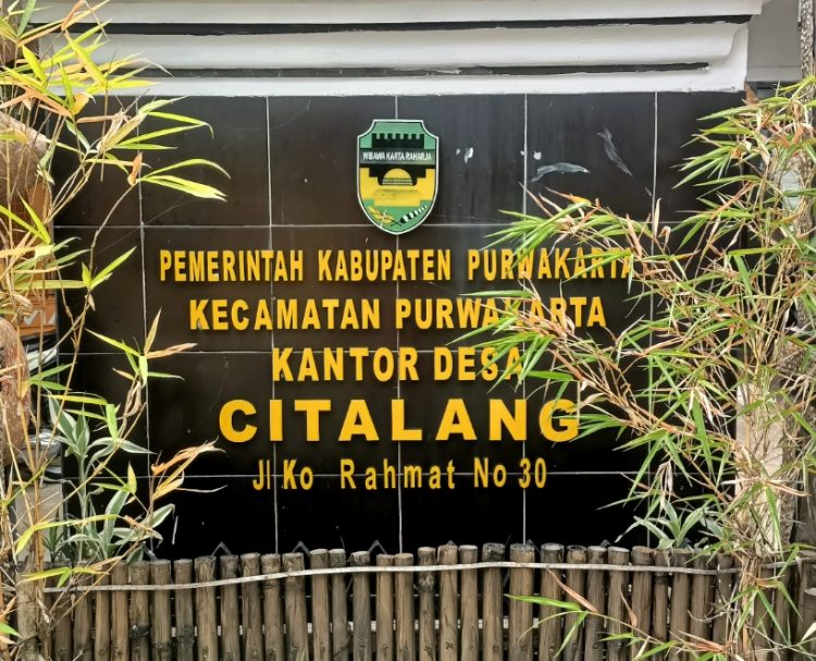 Kompak Kades dan Sekdes Desa Citalang waktunya kerja tidak ada dikantor