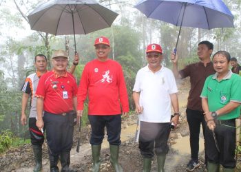 WAKIL BUPATI NIAS MENGIKUTI PELAKSANAAN BULAN BHAKTI GOTONG ROYONG MASYARAKAT (BBGRM) KABUPATEN NIAS TAHUN 2022