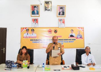 Pengurus Lembaga Budaya Nias Barat Di 8 Kecamatan Dikukuhkan