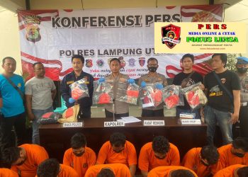 22 Pelaku Kejahatan Diringkus Polres Lampung Utara