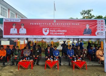 UPACARA PERINGATAN HARI PAHLAWAN KE-77 DI KABUPATEN NIAS TAHUN 2022