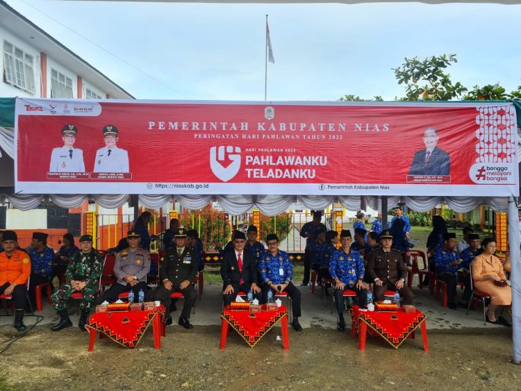 UPACARA PERINGATAN HARI PAHLAWAN KE-77 DI KABUPATEN NIAS TAHUN 2022