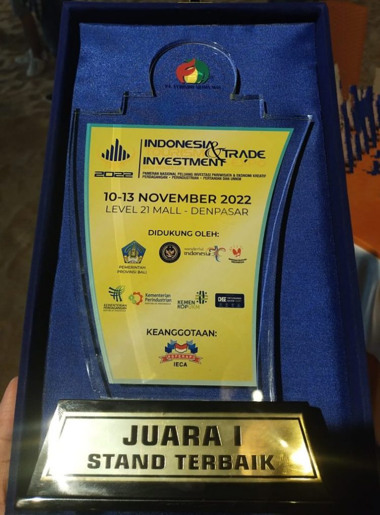 Disparbudpora Nias Barat Juara I Stand Terbaik Pada Pameran Indonesian Toursim And Trade Investment Expo 2022
