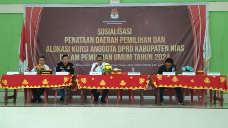 KPU Nias Gelar Penataan Dapil dan Alokasi Kursi Anggota DPRD Dalam Pemilu Tahun 2024