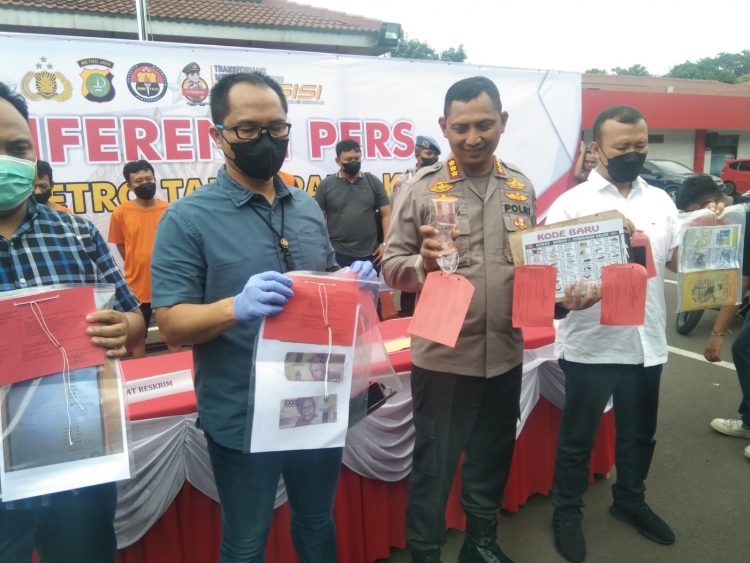 Polres Metro Tangerang Kota Ungkap Kasus Judi Online, 3 Orang Jadi Tersangka