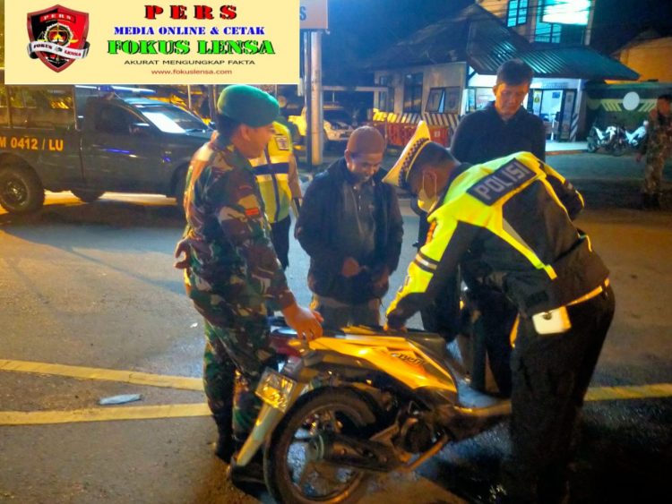 Antisipasi gangguan Kamtibmas, Polres Lampung Utara menggelar patroli gabungan Jelang Akhir Tahun