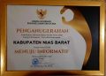 Pemkab Nias Barat Raih Predikat Menuju Informatif Pada Anugerah Keterbukaan Informasi Publik 2022