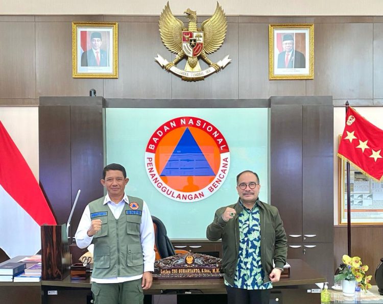 Firman Jaya Daeli Temui Kepala BNPB, Sampaikan Kondisi Kebencanaan Di Nias Barat