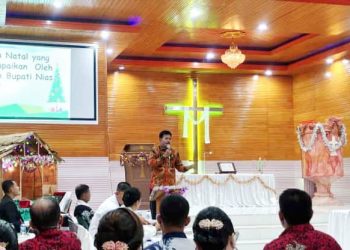 Ibadah Perayaan Natal Di Kabupaten Nias Barat Berlangsung Aman Dan Kondusif