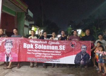 Warga Perumahan Griya Asri 2 Menyambut Tahun Baru Dengan Jalan Baru,Warga Ucapkan Terimakasih Kepada Wakil Ketua DPRD Kabupaten Bekasi SOLEMAN.SE