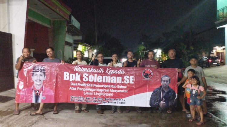 Warga Perumahan Griya Asri 2 Menyambut Tahun Baru Dengan Jalan Baru,Warga Ucapkan Terimakasih Kepada Wakil Ketua DPRD Kabupaten Bekasi SOLEMAN.SE