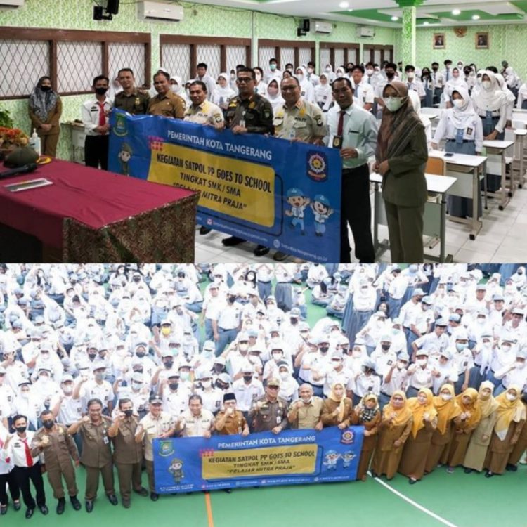 Satuan Polisi Pamong Praja (Satpol PP) Kota Tangerang Ajak Para Siswa Siswi SMA Menjadi Mitranya 