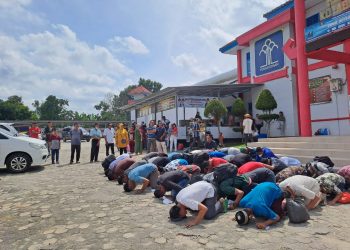 41 Warga Binaan Pemasyarakatan (WBP) Orang Sujud Syukur Di Rutan Kotabumi