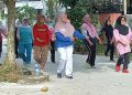 Warga Perumahan pondok Daru permai Adakan Giat Acara Senam Sehat