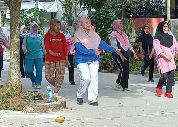 Warga Perumahan pondok Daru permai Adakan Giat Acara Senam Sehat
