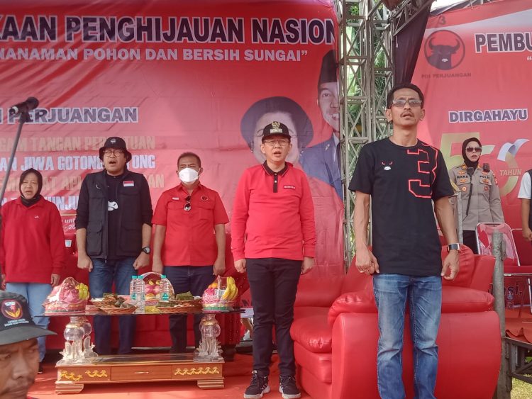 Semarak Peringatan HUT PARTAI PDI-PERJUANGAN Ke 50th Disambut Antusias Masyarakat Kabupaten Bekasi
