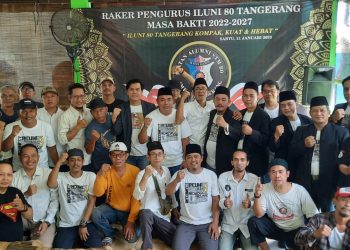 RAPAT KERJA PENGURUS ILUNI 80 TANGERANG MASA BAKTI 2022-2027 BERJALAN LANCAR DAN SUKSES