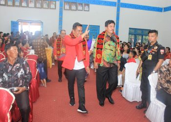 Bupati Nias Barat Hadiri Perayaan Natal, Syukuran Tahun Baru Dan Pelantikan DPC PMNBI Kabupaten Pelalawan