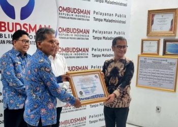 Pemkab Nias Dapat Nilai Terbaik se- Sumut Raih Zona Hijau Pelayanan Publik dari Ombudsman RI