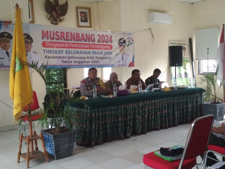 Kelurahan Pasir Jaya Jatiuwung Gelar MUSRENBANG Tahun anggaran 2024 Tingkat Kelurahan Pasir Jaya ” Kota Tangerang