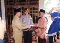 Pemkab Lampung Utara berikan bantuan korban Penembakan Pencuri Kambing