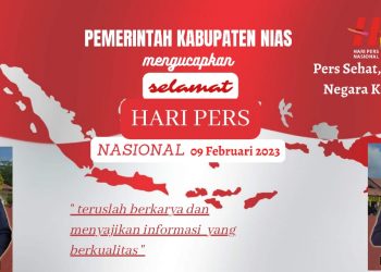 Kapolres Nias AKBP. LUTHFI, S.I.K  Dan Wakapolres Nias Kompol. S.K Harefa, S.Pd., M.H  Mengucapkan Selamat Hari Pers Nasional
