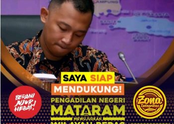 Ini Sosok Pengacara Muda yang Berikan Ucapan Selamat ke PN Mataram