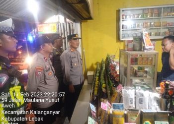 Waka Polres Lebak Polda Banten Pimpin Langsung Kegiatan Patroli KRYD Gabungan