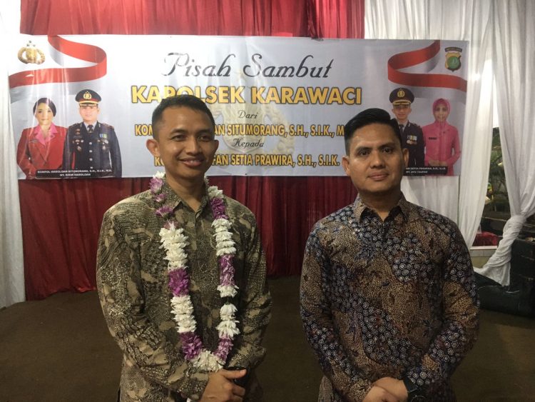 Pisah Sambut Kapolsek Karawaci Digelar, Kompol Taufan Gantikan Kompol Hasoloan