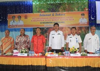 Bupati Nias Barat Menghadiri Musrenbang di Kecamatan Lolofitu Moi