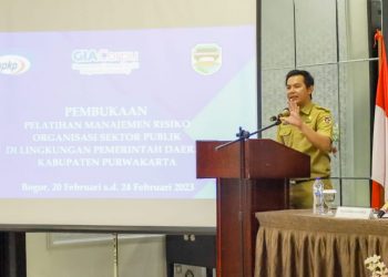 Tingkatkan Kualitas Pengelolaan SPIP, Pemkab Purwakarta Gelar Pelatihan Manajenem Resiko Organisasi Sektor Publik