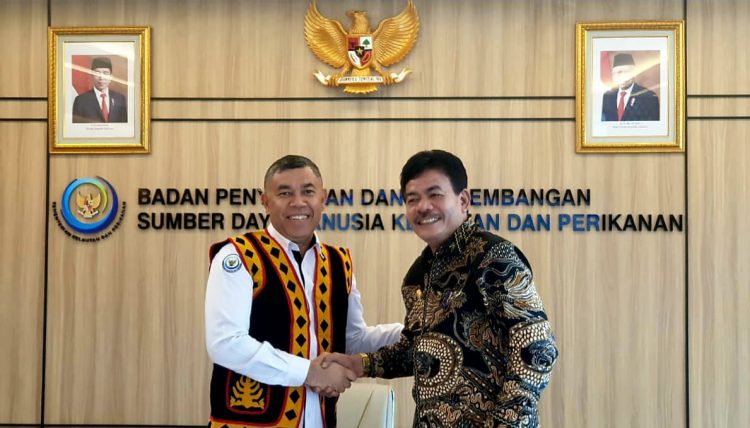 Tingkatkan SDM Di Bidang Kelautan Dan Perikanan, Bupati Nias Barat Temui Kepala BRSDM Kementerian Kelautan Dan Perikanan