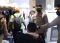 Polresta Bandara Soetta Melakukan Pengamanan atas Kepulangan 114 WNI dan Dua Jenazah Korban Gempa dari Turki