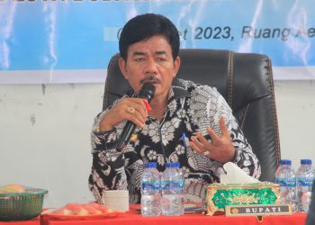 Bupati Nias Barat Pimpin Rakor Persiapan Pelaksanaan FPA, Pesta Budaya Dan Keikutsertaan Pada PRSU Ke-49 Tahun 2023