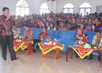 Bupati Nias Barat Hadiri Pesta Pembangunan Gereja BNKP Jemaat Sisarahili I Resort 20