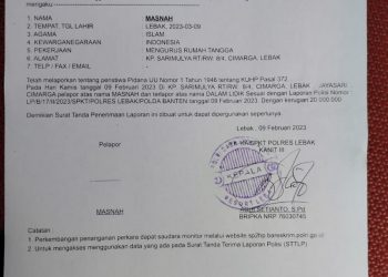 Duuhhh Geger Warga Lebak Laporkan Jaya Baya (JB) ada apa???