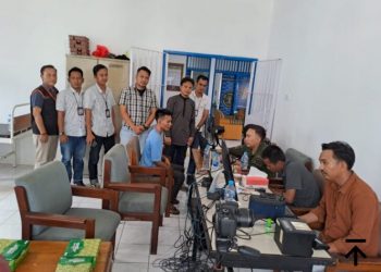Rutan Kelas IIB Lampung Utara, Bersama DisdukCapil Melakukan Pendataan, Perekaman e-KTP