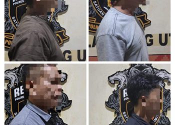 Empat Orang Terduga Pelaku Pemerasan Sopir Truck, Di Amankan Polisi