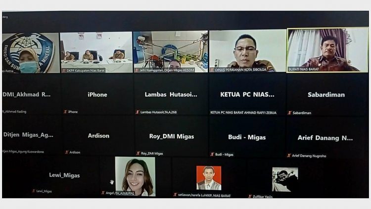 Bupati Nias Barat Ikuti Rakor Penetapan Kuota Dan Rencana Distribusi Konversi BBM Ke BBG Untuk Nelayan Dan Petani