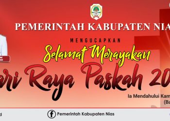 Pemerintah Kabupaten Nias Mengucapkan Selamat Merayakan Hari Raya Paskah 2023