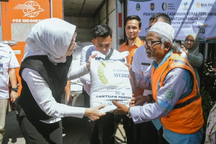 Bantu Hadapi Lebaran, Bupati Purwakarta Salurkan Bantuan Pangan Pemerintah Ke Puluhan Ribu Keluarga