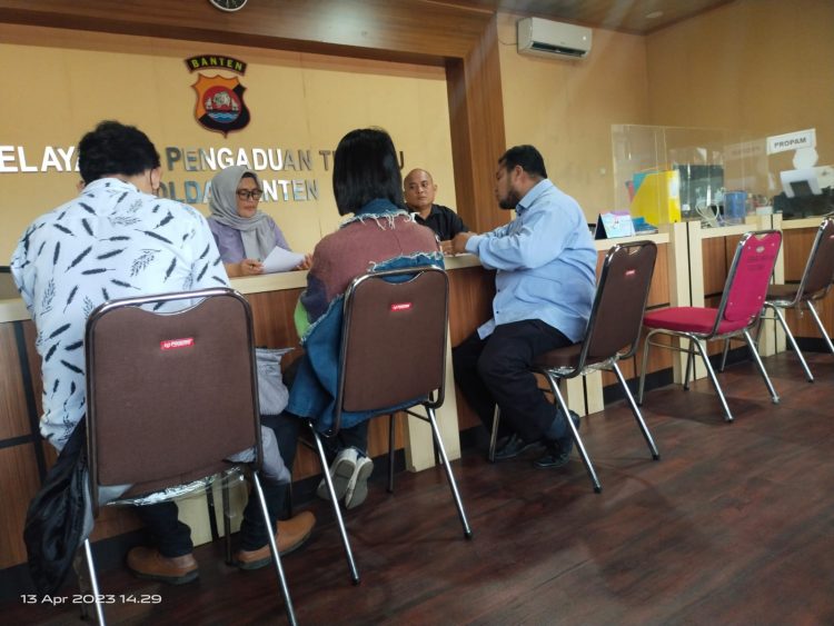 UPPA Satreskrim Polres Serang Dilaporkan Orang Tua EDT (14 tahun) di Yanduan Propam Polda Banten
