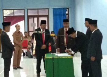 Bupati Nias Lantik Pimpinan Tinggi Pratama, Pejabat Administrasi dan Fungsional